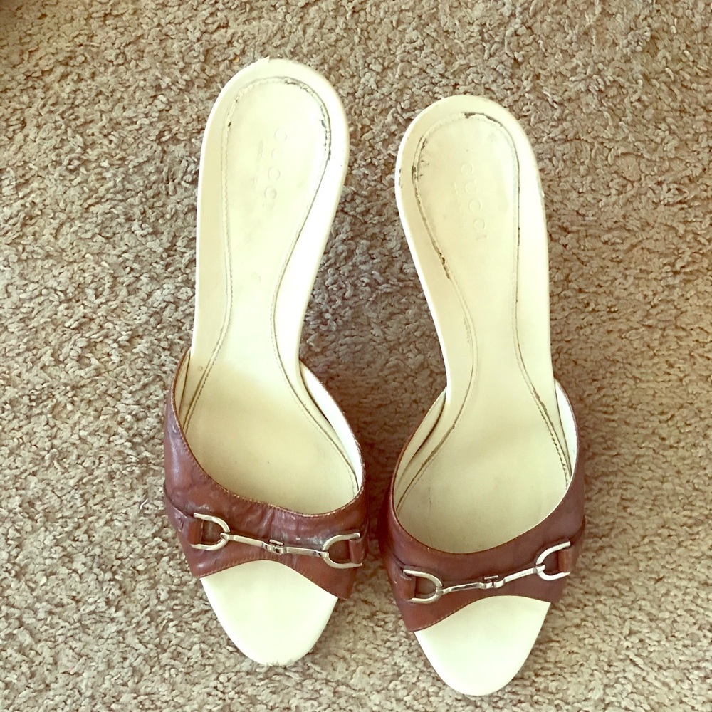 Cute Gucci slip on heels